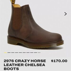 Dr. Martens Chelsea Boot Crazy Horse size 7 Women’s